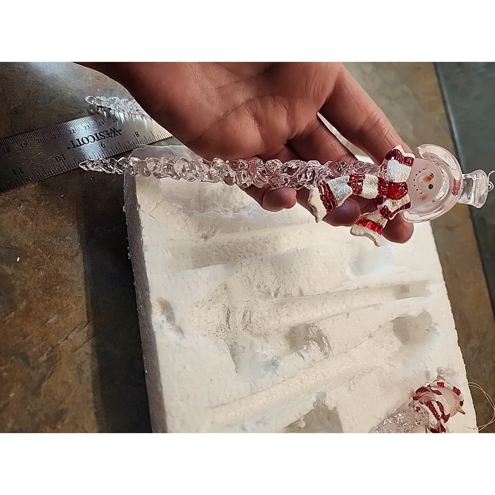 Snowman Icicle Ornament 9